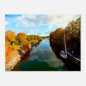 Väddökanal im Herbst – Aluminium